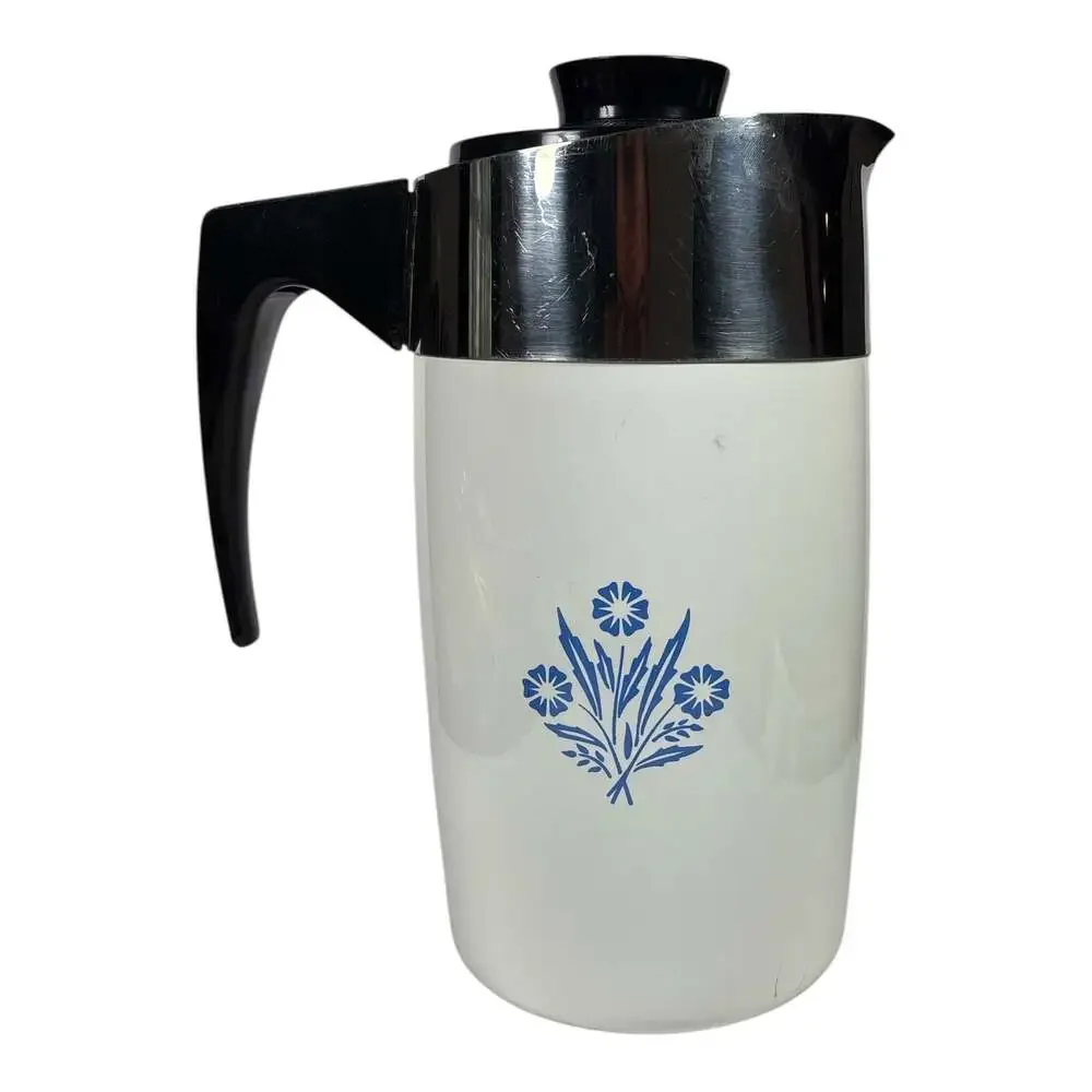 Corning Ware Blue Cornflower 10 Cup Electric Percolator E-1210 Coffee Pot ONLY